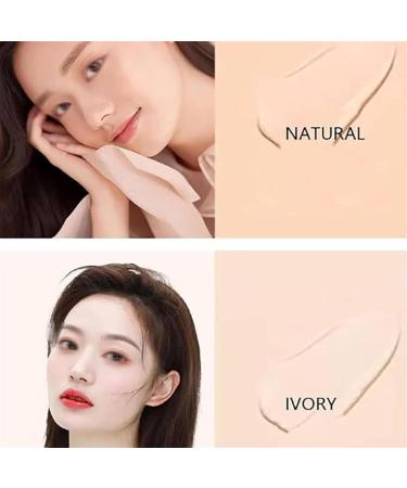 2 in 1 Double Layer Cushion Foundation Bird's Nest Cushion Foundation with Red Ginseng BB Face Makeup Concealer Cream for Dry and Normal Skin - Buy Online on GoSupps.com