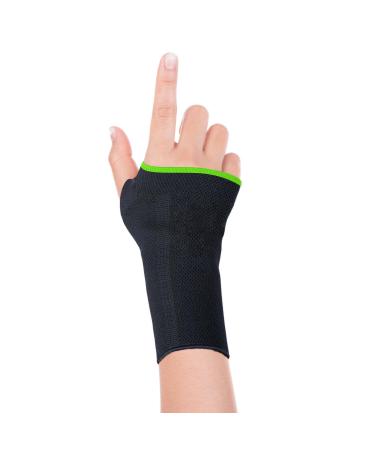 ikido Wrist Compression Sleeve Wrist Support Brace for Fitness Weightlifting Workout Gym Carpal Tunnel Hand Sleeve for Tendonitis Arthritis Sprains (1 Medium) 1 Medium