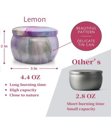 Fragrance Candles Gift Set - 4 Pack 4.4 oz Soy Wax Aromatherapy Candles | Strongly Fragrant Essential Oils for Stress Relief | Perfect for Christmas Birthdays & Mother's Day | Decorative Candles for Home & Bathroom - Buy Online on GoSupps.com