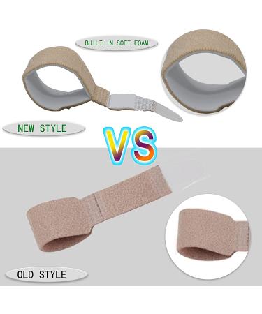 Niupiour Fabric Hammer Toe Wraps - 8 Pack Toe Bandages Protectors & Braces for Overlapping, Crooked, Curled, and Bent Toes - Toe Splints & Separators for Broken Toes - Buy Online on GoSupps.com