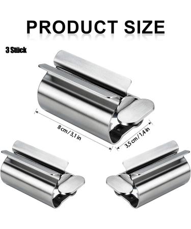 Sinzau 3-Piece Stainless Steel Tube Squeezer Set | Perfect for Toothpaste Face & Hand Creams - International Shipping Available - Buy Online on GoSupps.com