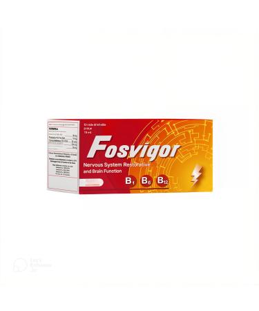 Fosvigor Liquid B-Complex | B1 B6 B12 | 10 Drinkable Vials for Daily Wellness