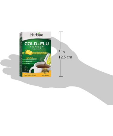 Herbion Naturals Respiratory Care Granules With Natural Lemon Flavor 10 count sachet - Buy Online on GoSupps.com