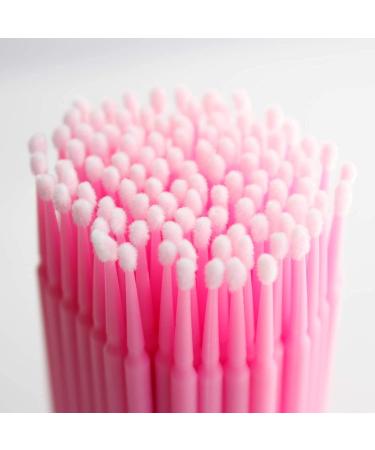 Fenshine 100pcs Pink Disposable Micro Applicator Brushes for Eyelash Extension | Micro Make Up Mascara Brushes - Buy Online on GoSupps.com