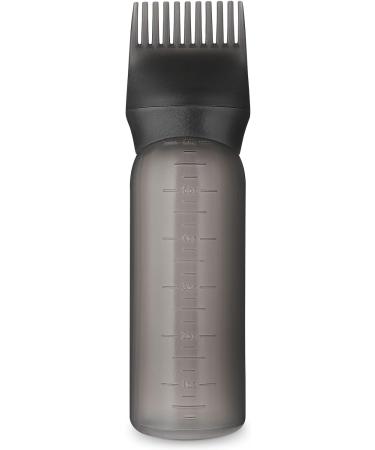 WLLHYF Root Comb Applicator Bottle 6 Ounce Hair Oil Applicator 1 Pack Applicator Bottle Brush with Graduated Scale Hair Root Comb Color Applicator for Hair Dye (Black) - Buy Online on GoSupps.com