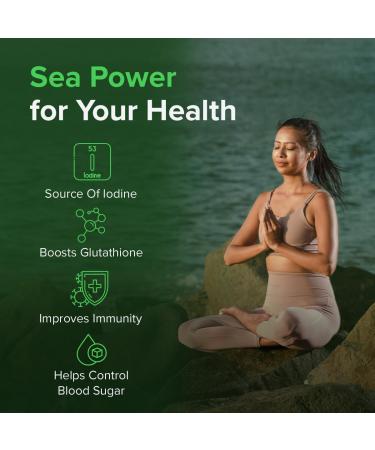 RP Seetang 90 Vegan Tablets | Source of Iodine for Thyroid Health | Supports Skin & Brain | 3-Month Supply | GMO-Free | ISO Certified - Buy Online on GoSupps.com