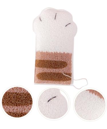 Mikinona Bath Cotton Bath Scrubber Animal Loofah Bath Sponge Bath Exfoliating Mitt Cartoon Body Scrubber Back Sponge Cat Bath Flower Hydrophilic Polyurethane Shampoo - Buy Online on GoSupps.com