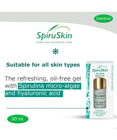 Spiruskin Eye Zone Repair Gel 30ml - Revitalize & Brighten Your Eyes | International Shipping Available - Buy Online on GoSupps.com