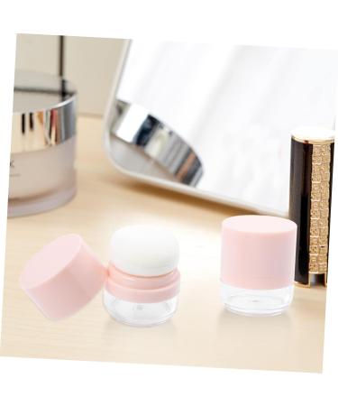 Housoutil Makeup Powder Containers Box Compact Makeup Powder Case Loose Powder Case Portable Small Mushroom Head Travel - Buy Online on GoSupps.com