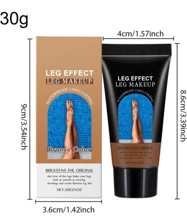  G n rique Leg Vein Concealer Leg Makeup Waterproof No Transfer Long-Lasting Scar Coverage Matte Tan Body Foundation for Varicose Women & Tanner - Buy Online on GoSupps.com