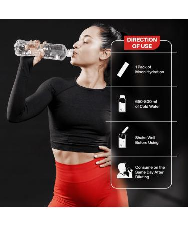 MOON Lunar Lychee Hydration Booster Energy Drink Mix Natural & Healthy Electrolytes Mix Instant Daily Hydration & Energy Boost Post Workout Energy Powder Pack of 3(16g X 18 Sachets) Lychee 10.16 Ounce (Pack of 1) - Buy Online on GoSupps.com