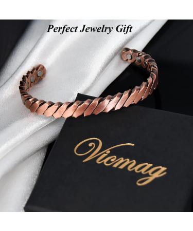Buy Vicmag 12 x Copper Magnet for Women | Enhance Wellness & Style | International Shipping Available - Buy Online on GoSupps.com