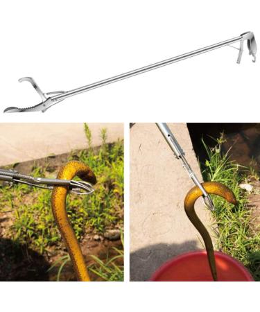 IMIKEYA Snake Tongs Reptile Catcher Stick Grabber Long Handle Pick Up Handling Tong Hook 100cm for Outdoor Adventure Exploring Tools - Buy Online on GoSupps.com