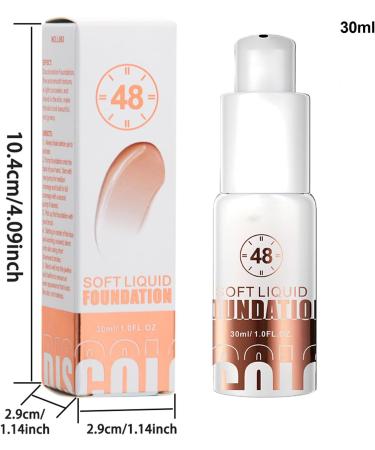 Fond De Teint Auto-Adaptatif Pour Peau Mature | Fond De Teint Anti-Brillance 30ml - Base Maquillage Portable Maison Anti-Luisant - Buy Online on GoSupps.com