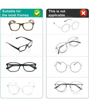 Ouligay 10 Pairs Self-Adhesive Silicone Glasses Nose Pads - Anti-Slip Soft Pads for Glasses & Sunglasses - Buy Online on GoSupps.com