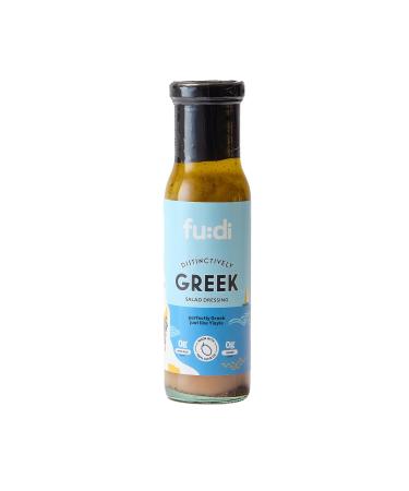 fu:di - Greek Salad Dressing Rich and Tangy Authentic Flavour No Added Sugar No Seed Oil Low Carb (220ml)