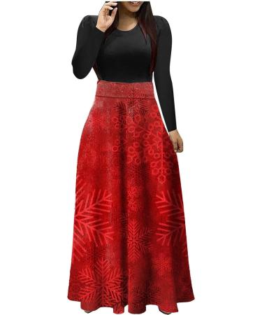 Shop Women's Christmas Cartoon Pulli Dress with Bag | Elegant Red Hoodie Dress for Holiday Parties - Buy Online on GoSupps.com