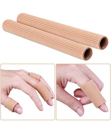 3-Piece Silicone Toe Protection Tube Bandage | Gel Finger Pad - 15x2.5 cm 25mm Diameter - Buy Online on GoSupps.com