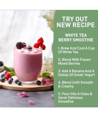 HANDPICK USDA Organic 100% Pure White Tea Mild & Smooth 100 Tea Bags - Buy Online on GoSupps.com