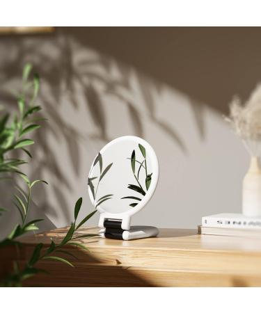 AUIAU 15x Magnifying Handheld Mirror with Handle | Double Sided Portable Travel Makeup Mirror - White - Buy Online on GoSupps.com