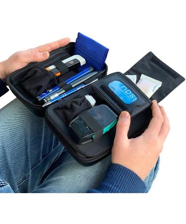 Glucology Oversized Diabetes Accessories Bag - Ultimate Organizer for Blood Sugar Test Strips & Glucose Meter (Cactus Design) - Buy Online on GoSupps.com