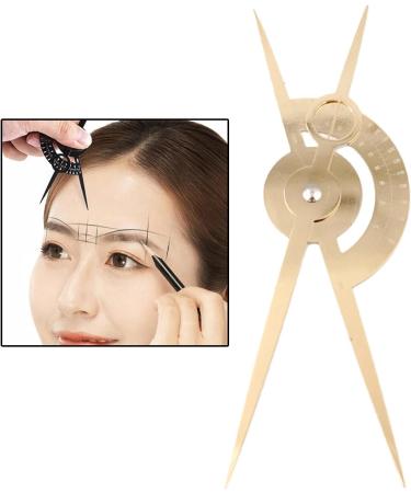 TOOYFUL Brake Caliper Professional Eyebrow Drawing Tool Removable Reusable Tag for Make Up Shaper DIY Symmetrical Tool - Gold - Buy Online on GoSupps.com