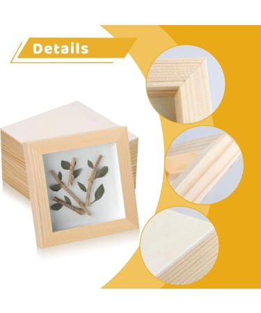 8 Pack 4x4 Inch Unfinished Square Wood Panels for DIY Arts & Crafts Projects - Buy Online on GoSupps.com