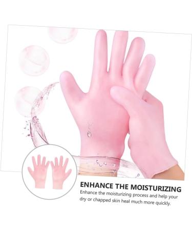 POPETPOP 1 Pair Beauty Protective Glove Dry Rough Hand Sun Protection Gloves for Women Tropical Headdress No Crease Hairpin Black Pink Moisturizing Sebs Dry Skin Women's - Buy Online on GoSupps.com