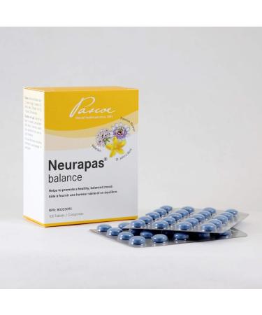 Pascoe - Neurapas Balance Helps to Promote a Healthy Balanced Mood Made With a Triple Herbal Combination of St John s Wort Valerian and Passionflower to Boost Your Mood Herbal alternative to Habit Forming Pharmaceuticals 100 Tablets 100 Count (Pack of 1) - Buy Online on GoSupps.com