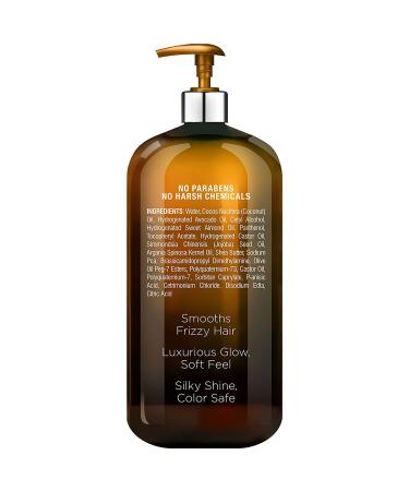 MAJESTIC PURE Avocado Coconut Conditioner - Vitamin Enriched, Sulfate Free Hair Conditioner for Dry & Damaged Hair - 16 fl. oz - Buy Online on GoSupps.com