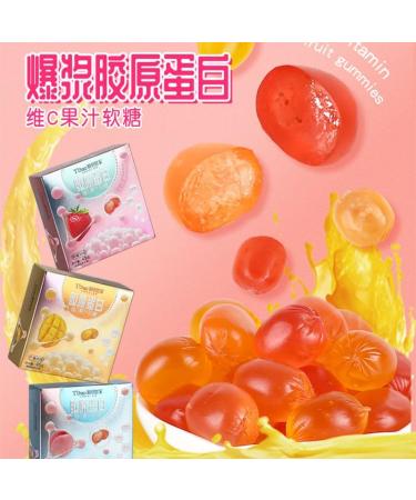 Fruit juice fudge Gummy candy healthy nutritious desserts Mango white peach soft candy Wedding candies instant snacks pastries fruit casual snacks Chinese snack gifts (Mix flavors 6 boxes) Mix flavors 6 boxes - Buy Online on GoSupps.com
