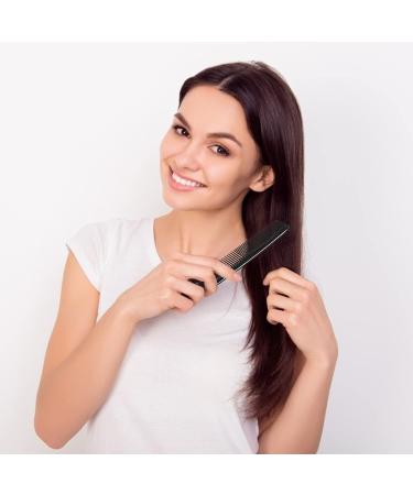 Etercycle 24 Pieces Pocket Hair Combs - Unbreakable Black Comb for All Hair Types - Men's & Women's Hair, Beard, Mustache - 5 inch Travel Size - Buy Online on GoSupps.com