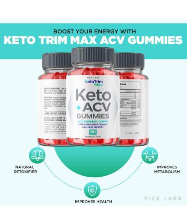 Keto Trim Max Gummies - Keto Trim Max ACV Gummies for Advanced Weight Loss KetoTrim Max Gummies with Apple Cider Vinegar Shark Supplement Tank Belly Fat Extra Strength Gomitas (60 Gummies) - Buy Online on GoSupps.com
