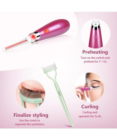 Best Heated Eyelash Curler - USB Rechargeable 24-Hour Long-Lasting Curling Tool for Effortless Lashes - Buy Online on GoSupps.com
