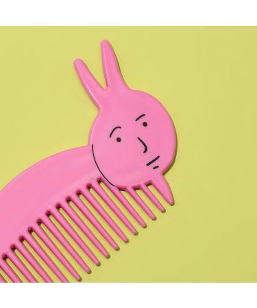 Limtula Playful Pink Rabbit Mirror and Comb Set Compact and Portable Comb Acrylic Material Perfect for Everyday Use and Travel - Buy Online on GoSupps.com