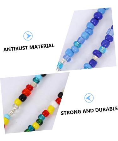 Shop HOMSFOU 6 Pcs Glasses Mask Chain & Portable Reading Glasses Strap - Stylish Lanyard Beads for All Eyewear | International Shipping Available - Buy Online on GoSupps.com
