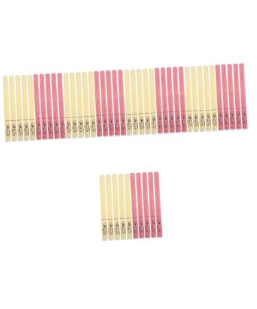 Gleavi 50 navel candle Giteer Safe Fleab Wachfe Paper Sabberlack Moxa Raubs For Body Moxibusion Moxariegel Aromatherapy Deliveries Moxibusstauf Stand Papier Wax 20.5x2x5Pcs Rosa Gelbx5st