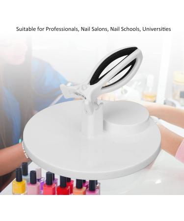 Nail Polish Organiser Nail Polish Bottle Holder Reclining Nail Polish Holder Adjustable Auxiliary Nail Painting Tools for Nail Salons Nail Schools(WHITE) - Buy Online on GoSupps.com