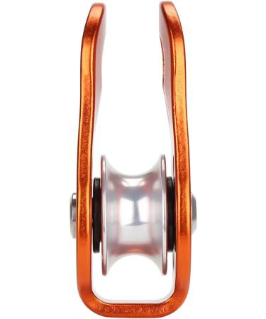 NAXEN 20kN Micro Pulley Climbing Pulley Aluminum Pulley Orange - Buy Online on GoSupps.com