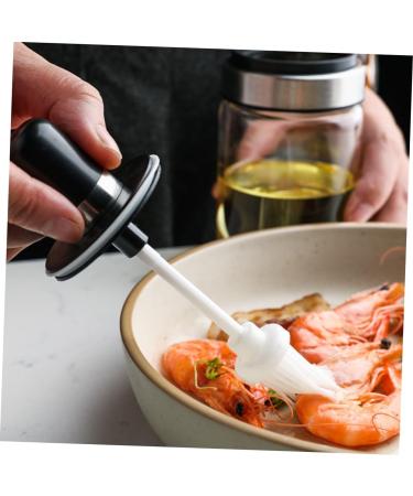 Zerodeko Honey Containers Glass Dispenser 1pc Oil Brush Seasoning Jar Combination Grease Stainless Steel Kitchen Soy Sauce Bottle Grease Container - Buy Online on GoSupps.com