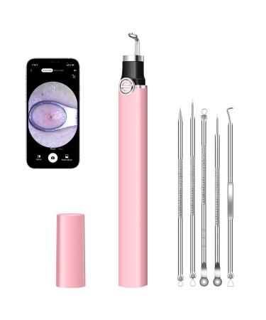 Blackhead Remover Tools with Camera  Visible Blackhead Remover  Pimple Popper Comedone Whitehead Extractor Kit  20X Magnification Visible Pore Cleaner Compatible with iPhone  iPad & Android