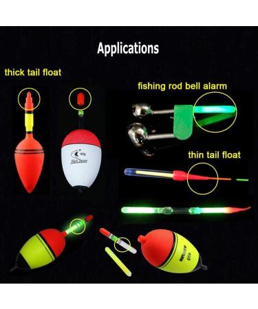 FASPLORE 50pcs Glow Sticks 4.5mm/3mm Night Fishing Green Fluorescent Light - Pack of 50 - Buy Online on GoSupps.com