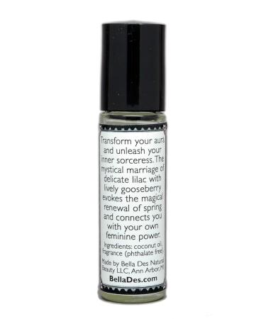 Lilac and Gooseberry Perfume Oil | .3 ounces Roll On Bottle | Phthalate Free Fragrance | Yennefer Perfume Scent of a Sorceress by Bella Des Natural Beauty - Buy Online on GoSupps.com