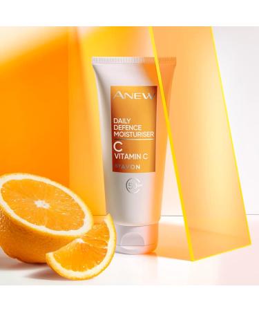 Avon Anew Daily Defence Vitamin C 50ml SPF 50 Revitalises The Look Of Dull Skin With 24-hour Moisture Non-Greasy and Oil-Free Cruelty Free - Buy Online on GoSupps.com