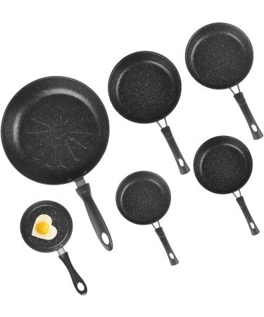 Angelluck Nonstick Frying Pans Flat Bottom Pans Omelette Pans Durable Cooking Pots Cookware Kitchen Eggs Steak Skillets Kitchenware Nonstick Frying Pans Kitchen Utensils Ceramics Coating Pans 18cm - Buy Online on GoSupps.com