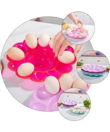 Yardenfun 4pcs Color Carrier Kitchen Cooker Easter Dish Fridge Keeping Fish Party Round Reusable Holder - Buy Online on GoSupps.com