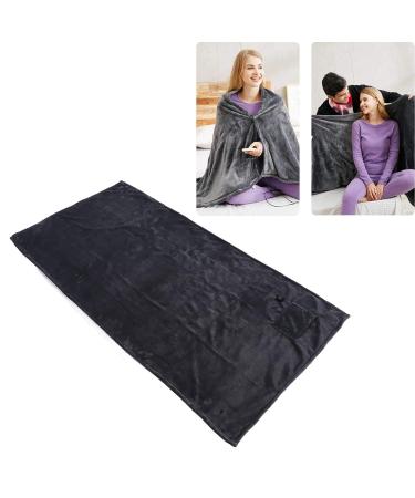 Buy Electric Heated Blanket - 5V Fast Heating Flannel USB Blanket (160x80cm) - Gray | Ideal for Cozy Comfort & International Shipping - Buy Online on GoSupps.com