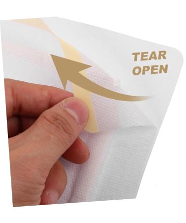  Healeved Healeved 10 Piece Caster Oil Packets: Self-Adhesive Disposable Oil Patches Navel and Knee Pads Anti-Leak Body Massage - For Spa Use - Buy Online on GoSupps.com