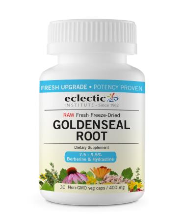 Eclectic Goldenseal Root 400 Mg Fduv, Blue, 100 Count Blue 100 Count