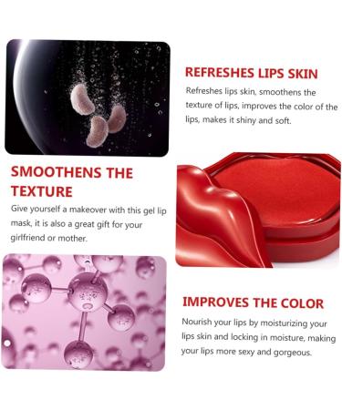 Masque Nourrissant L vres Hydratant 20 Patchs Compact Masque de Nuit L vres S ches Protection R paratrice Usage Quotidien et Voyage - Buy Online on GoSupps.com